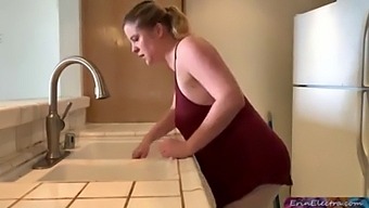 Mature And Teen Explore Forbidden Desires In The Kitchen