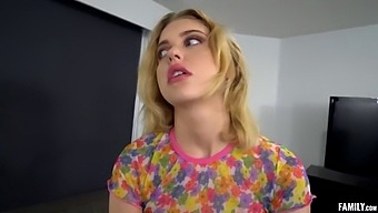 Sensual Encounter - Stepbrother And Stepsister Explore Their Desires