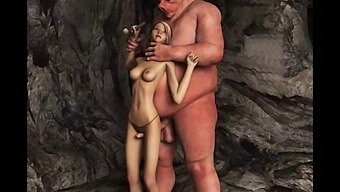 Monster Cock Ejaculates On 3d Animated Women In A Fetish Video
