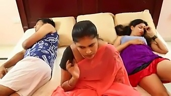 Romantic Indian Girls Engage In Passionate Kissing And Intense Lovemaking