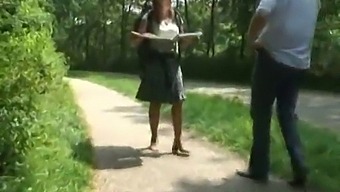 Milf From The Netherlands Gets Pounded In The Forest