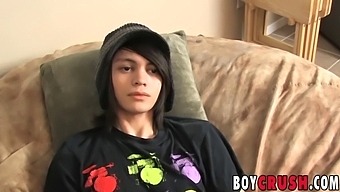 Boycrush'S Stunning Young Man Pleasures Himself During A Sex Interview