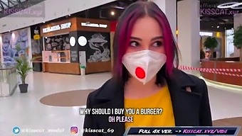 Russian Teen Gives A Risky Blowjob In A Fitting Room For Big Mac And Then Has Public Sex With A College Agent