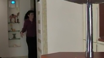 Mature Mother And Young Friend Of Her Son Engage In Sexual Activity