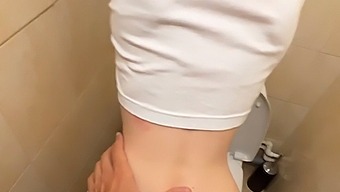 Public Sex With Multiple Partners In A Room And Toilet With No One Around