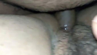 Hairy Wife Gets Fucked With Her Legs Spread Open