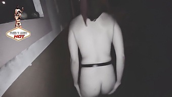Street Exhibitionist Andy Hot Strips And Sucks In Public