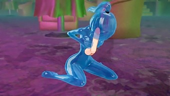 Seductive 3d Hentai Game Featuring A Woman With Slime-Themed Elements