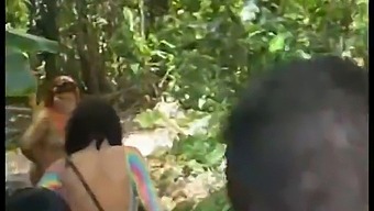 We Gathered On The Beach For A Wild Group Orgy