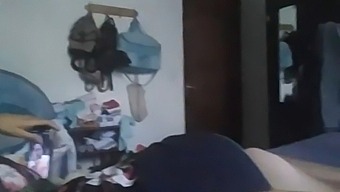Secretly Watched: Stepmother'S Intimate Moment While Father Is Away