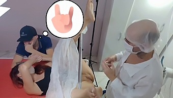 Lucky Doctor Interjects During Husband And Wife'S Medical Exam