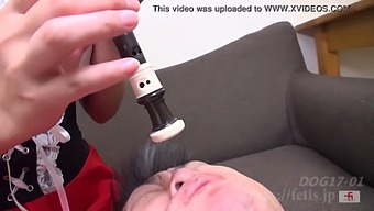Masochist Man'S Nose Gets Wet And Wild In Fetish Saliva Play