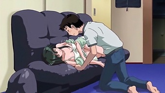 Animated Teenage Girl With Small Breasts Has Sex For The First Time With Her Boyfriend