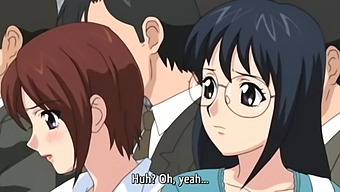 A Schoolgirl'S Cursed Bra Leads To A Wild Hentai Encounter On A Train