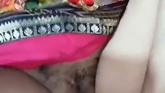 Outdoor Urination Of An Indian Rural Housewife
