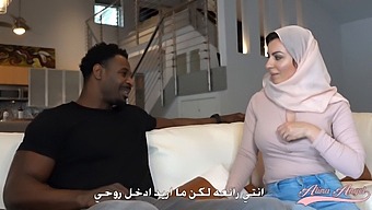 Arabic Beauty Alina Angel And Jax Slayher In A Wild Hijab-Themed Encounter