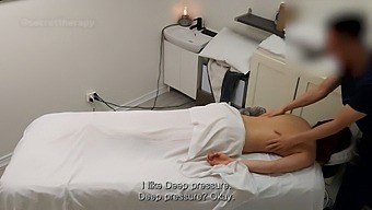 Voyeuristic Encounter With Young Waitress Leads To Steamy Massage Session