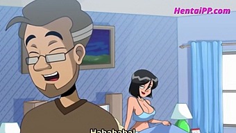 Stepson Gets Help From His Busty Mother To Reach Orgasm In This Animated Porn.